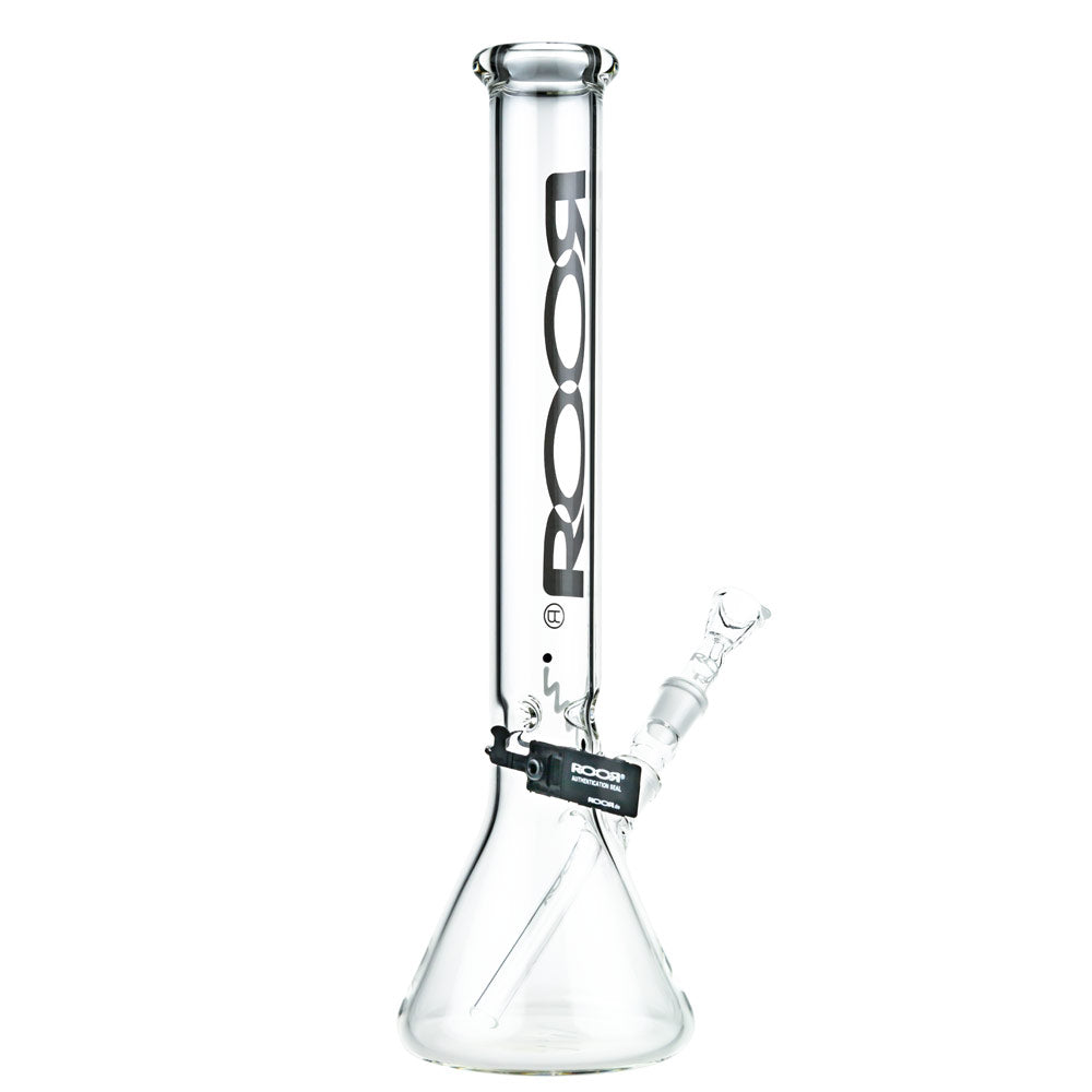 ROOR Little Sista Beaker Base 5mm Glass Ice Bong | Black Logo | 45cm
