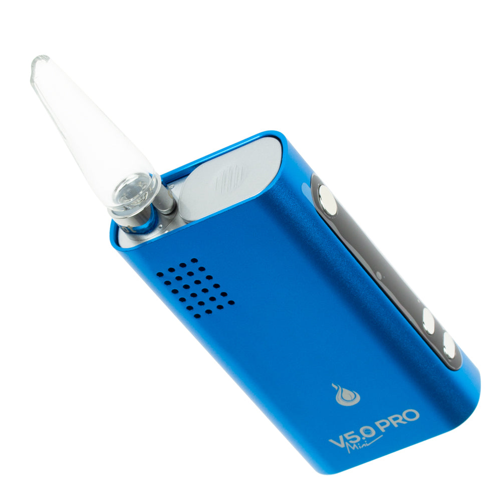 FlowerMate Mini V5.0S Pro Vaporizer | Blue - Top View