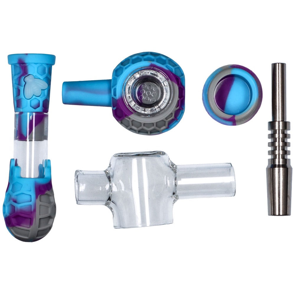 Silicone Multi-Functional Spoon Pipe Kit | Random Color | set 3