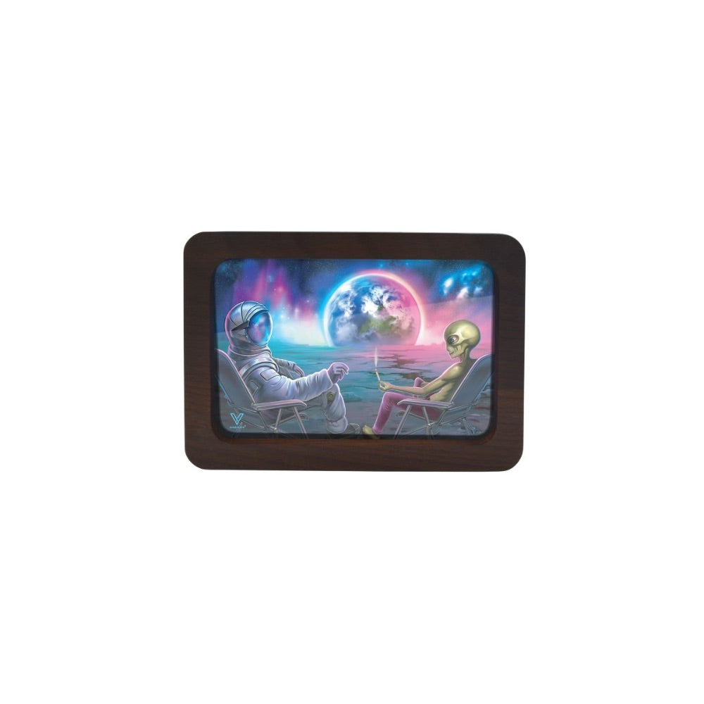 V Syndicate 3D High Def Wood Rolling Tray