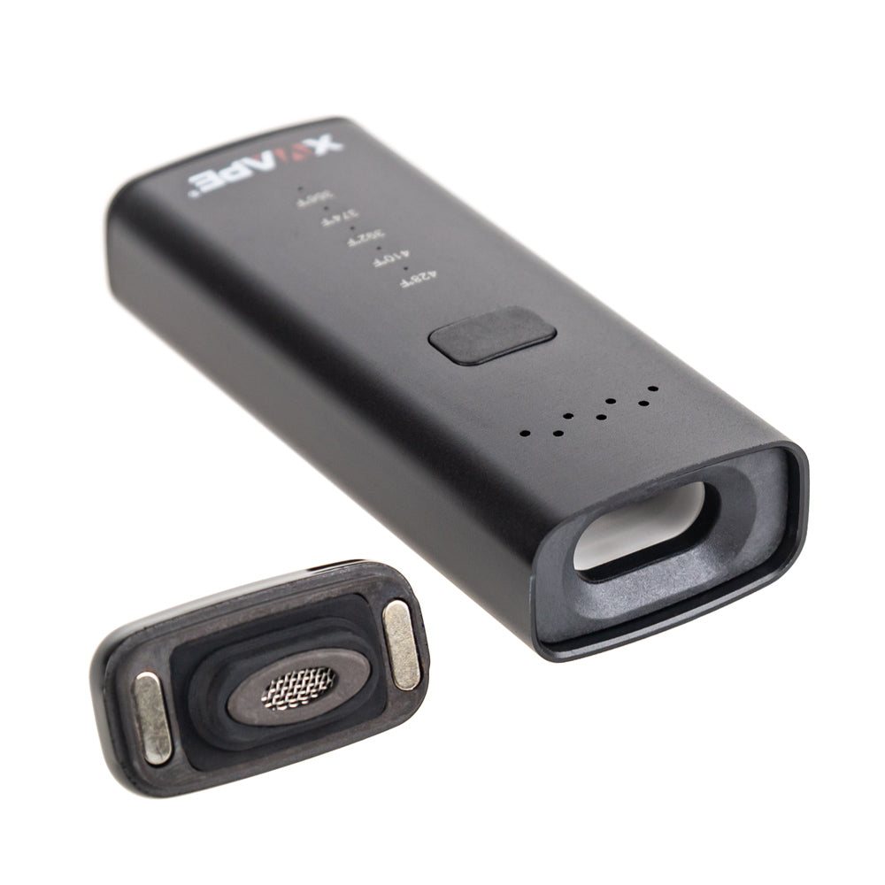 XVAPE Avant Portable Herb Vaporizer | Black - Mouthpiece Off