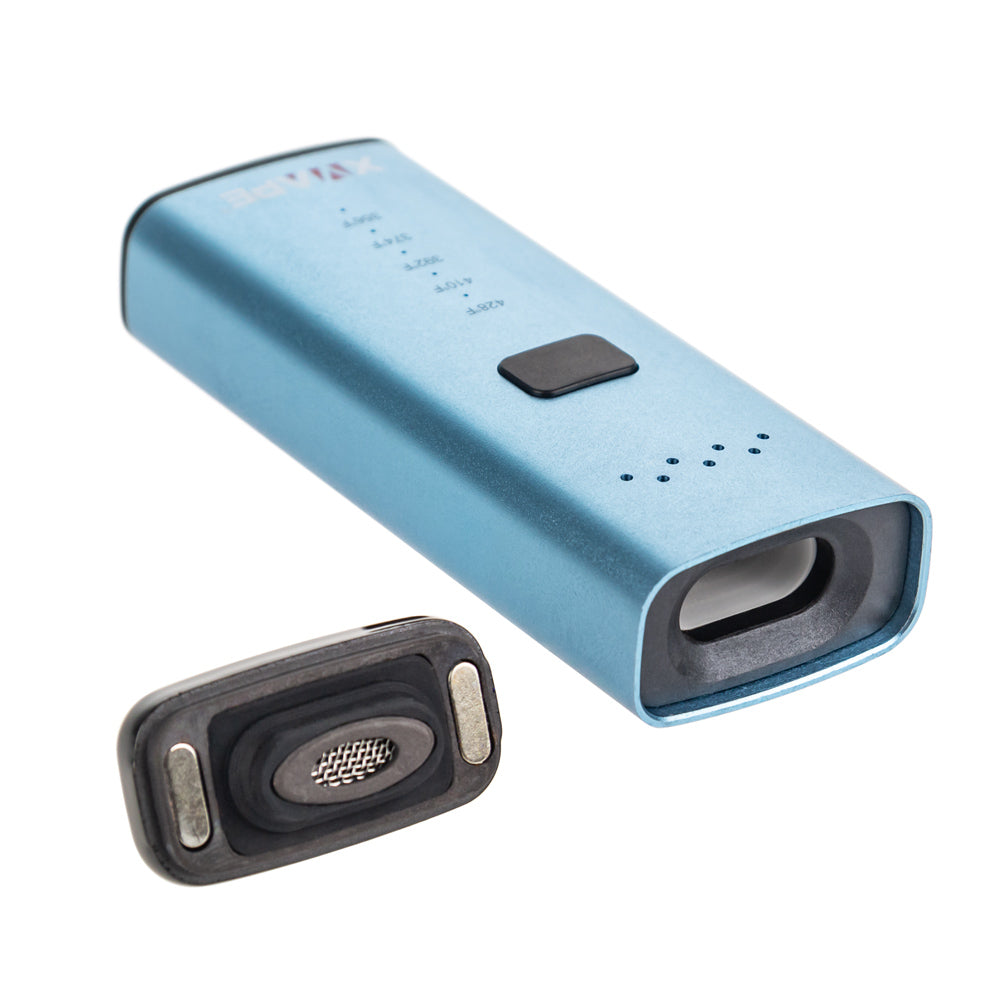 XVAPE Avant Portable Herb Vaporizer | Blue - Mouthpiece Off
