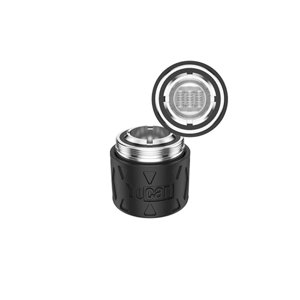 Yocan Falcon Quartz Triple Coil | Side & Top view